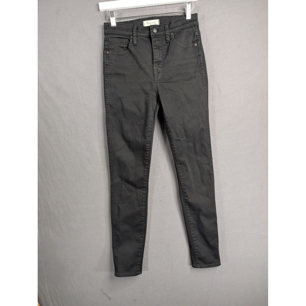 Madewell 10 High-Rise Skinny Jeans Black Size 26 8233